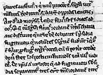 13th century Bible script