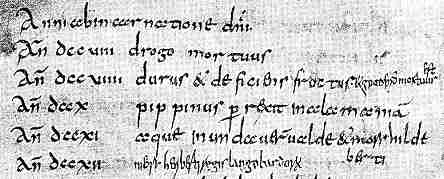 Germanic and Merovingian minuscule