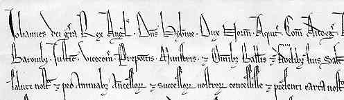 charter of King John