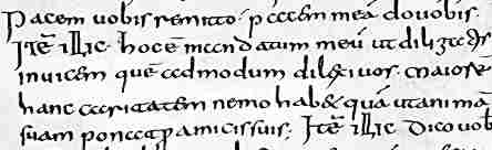 pre-Carolingian punctuation
