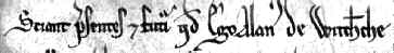 calligraphic document hand