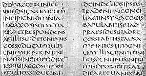 uncial in columns