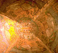Aachen Cathedral, golden mosaic