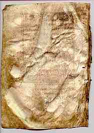 damaged parchment