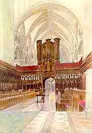 Gloucester Abbey choir