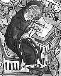 St Jerome as scribe