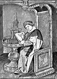 Guillaume de Lorris reading