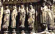 Rheims cathedral saints