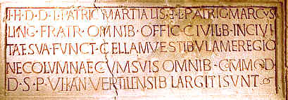 Roman inscription